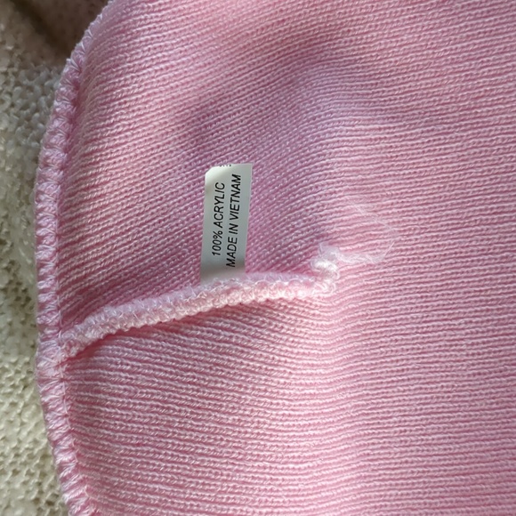 Pink FORD Stocking Cap, approximately 8"x8.25" - Picture 8 of 9